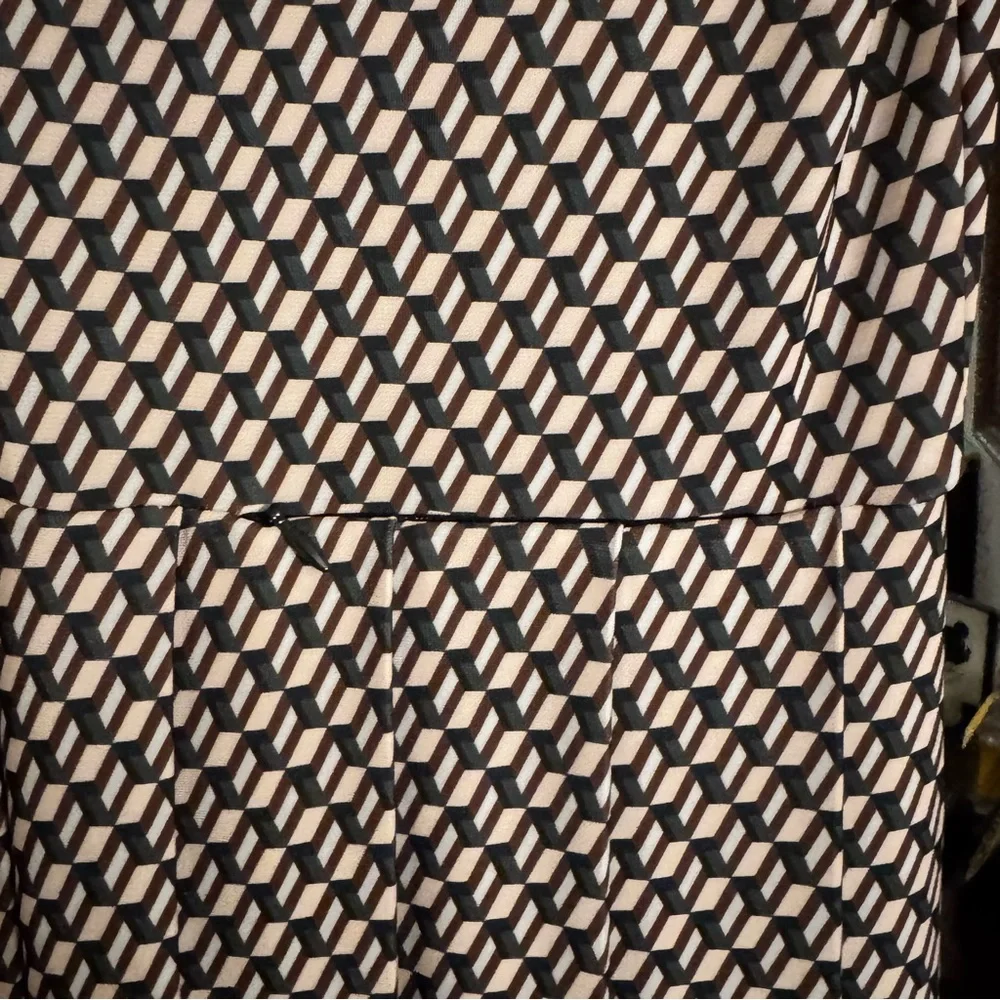 Tory Burch Green and White Printed Short-Sleeve Shirt Dress